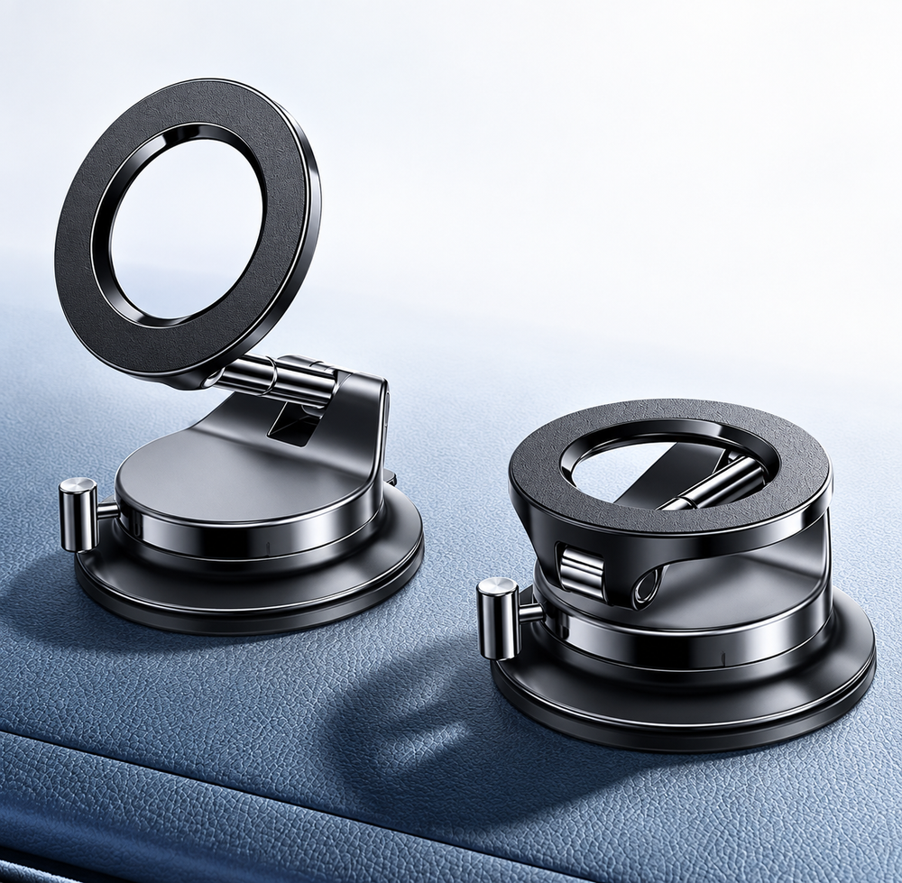 Car Mount Pro: Vacuum Magnetic Phone Holder