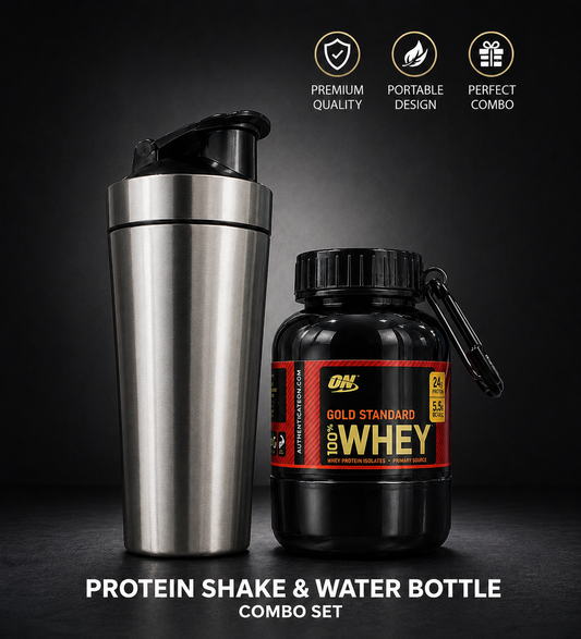 Steel MixPro Shaker and Gym Bottle