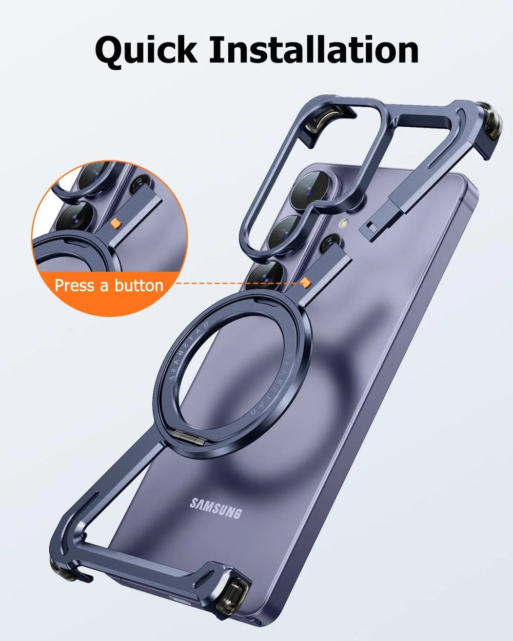 Minimalist Metal Phone Case