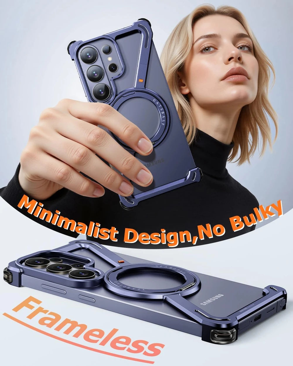 Minimalist Metal Phone Case