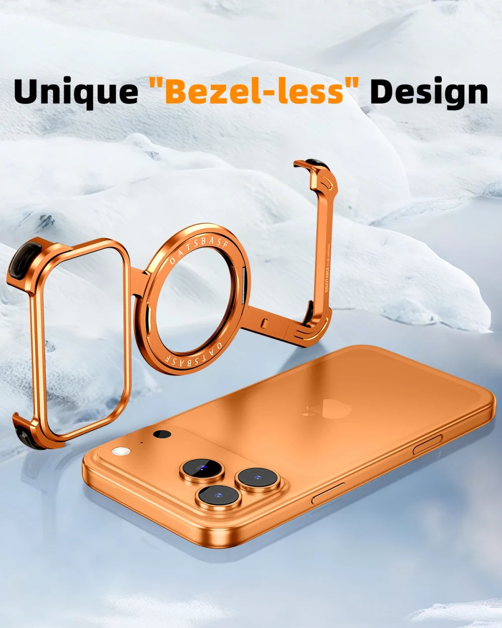 Frameless MagSafe Phone Case with Stand