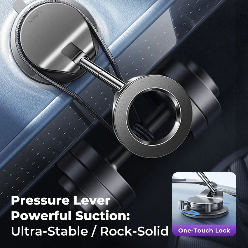 Car Mount Pro: Vacuum Magnetic Phone Holder