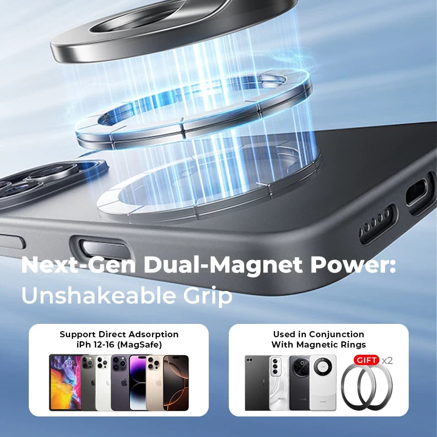 Car Mount Pro: Vacuum Magnetic Phone Holder