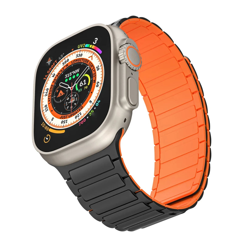 Magnetic Silicone Apple Watch Band