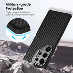 Carbon Fiber Phone Case With Camera Cover