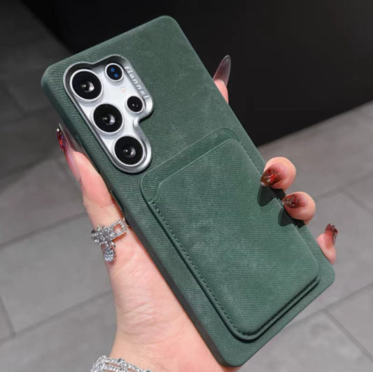 Stylish Cutton Innerside Fur Case For iPhone & Samsung