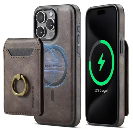 DG.Ming (Magking Series) Real Magnetic Wallet Phone Case