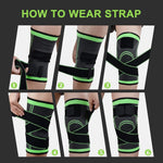 Copper Knee Brace with Straps for Joint Support