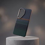 Carbon Fibre Texture Magnetic Phone Case