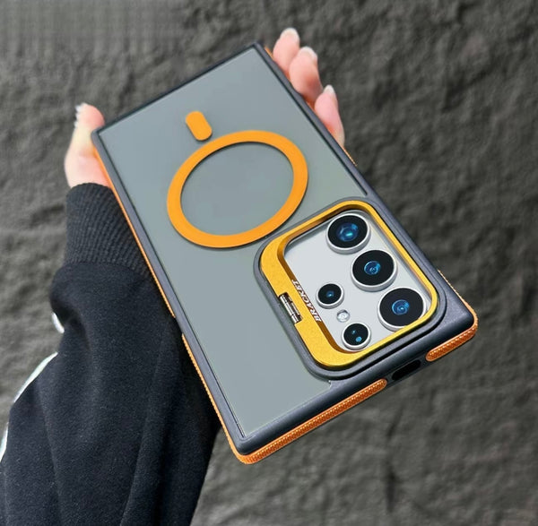 MagSafe Plating Camera Kickstand Case