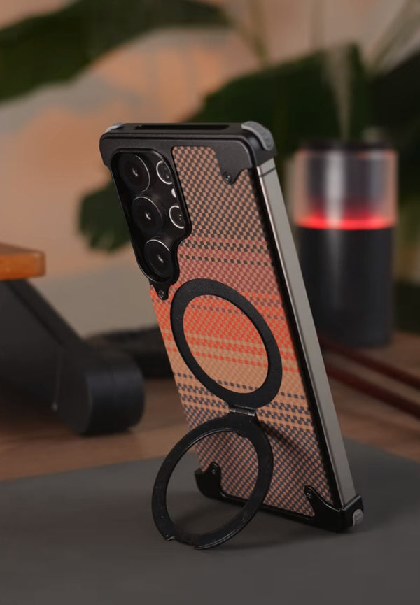 Sleek Magnetic Metal Phone Case