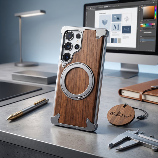 TimberGrip Solid Wood Phone Armor