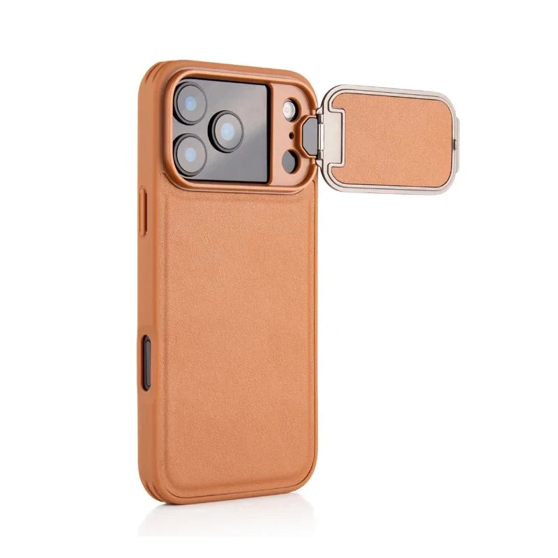 Leather Flip Bracket Phone Case