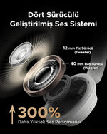 Wireless Active Noise Cancelling Studio Headphones