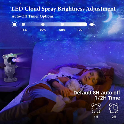 Starry Astronaut Night Light Projector