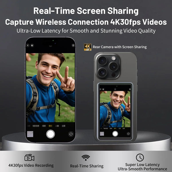 Magnetic Selfie Screen Monitor