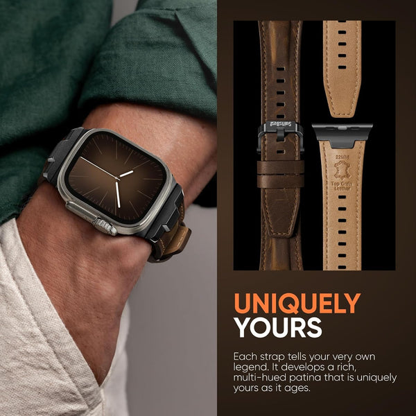 Heritage Leather Watch Band
