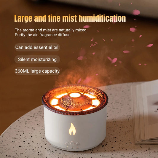 Volcano Flame Aroma Desk Diffuser