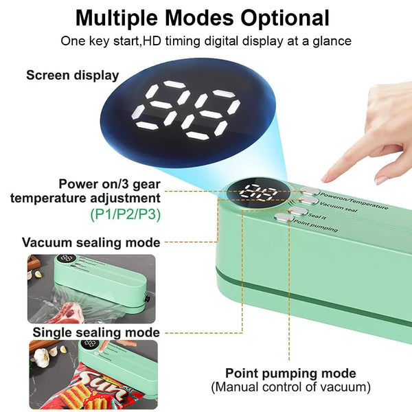 Smart Seal Portable Food Saver