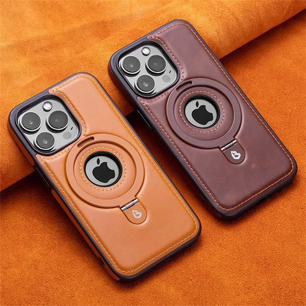 MagSafe Leather Grip Case