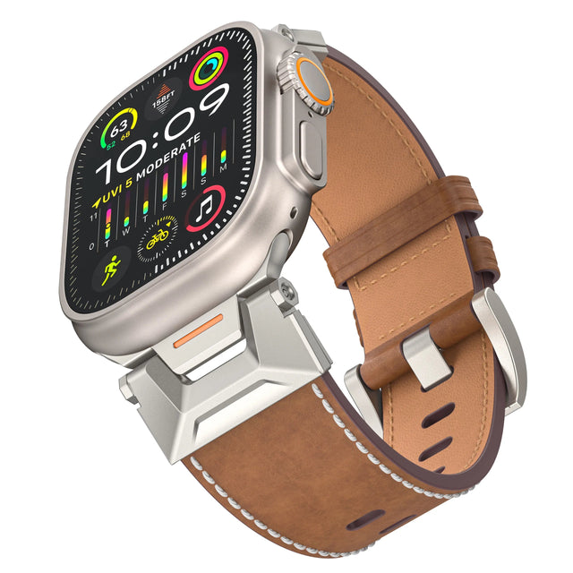 Luxury Genuine Leather Apple Watch Band Pro