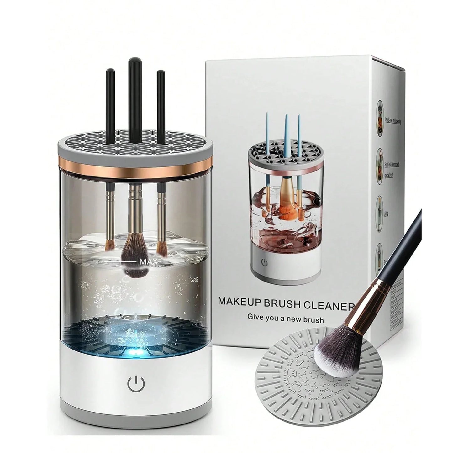 QuickClean Pro Makeup Brush System