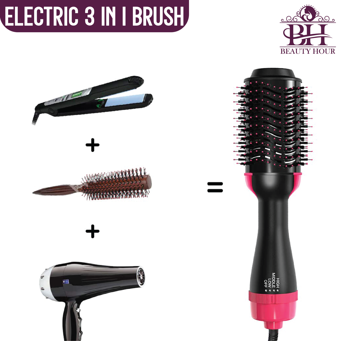 One-Step Magic Style Hot Air Brush Pro: