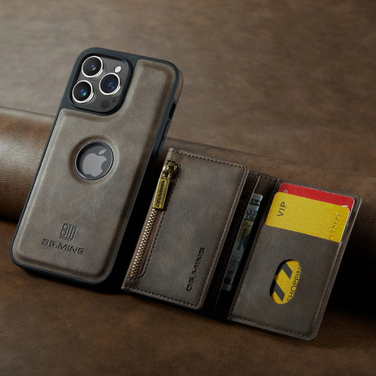 BG.Ming Brand Magnetic Leather Wallet Phone Case