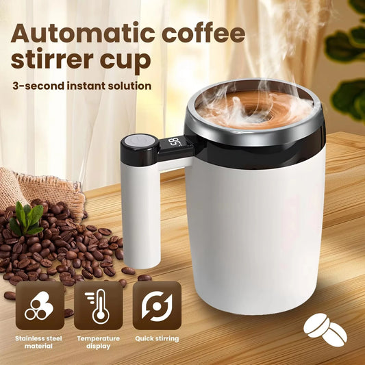 Magnetic Auto Stirring Coffee Mug